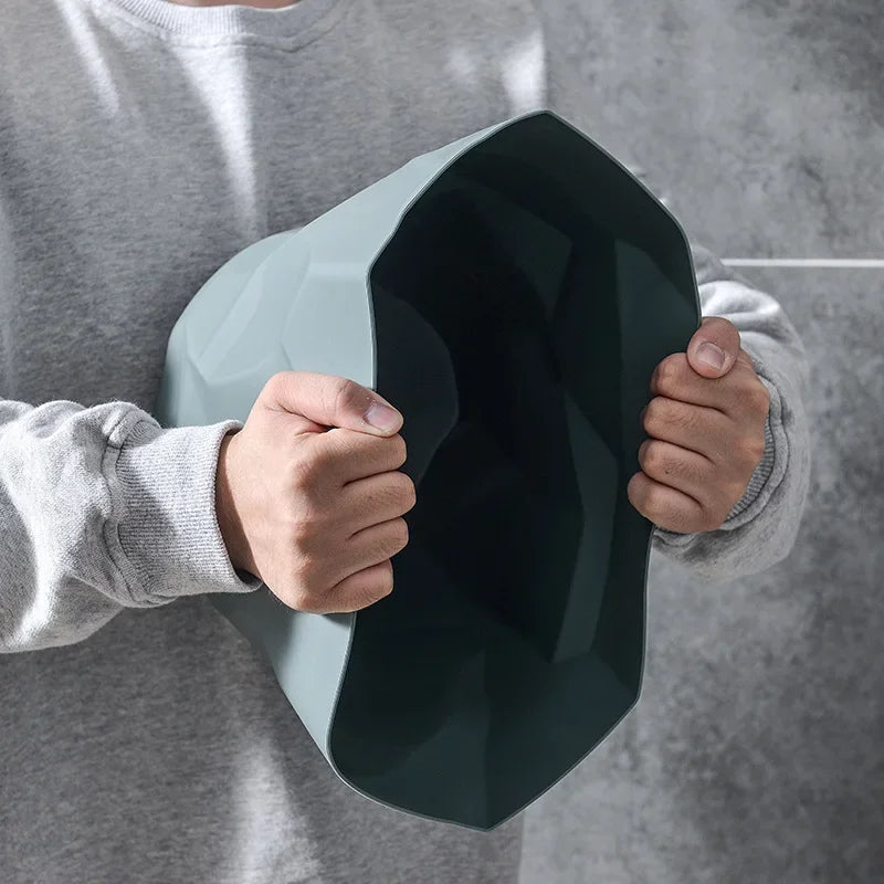 Kreativer runder Mülleimer für Küche und Badezimmer Umweltfreundlich