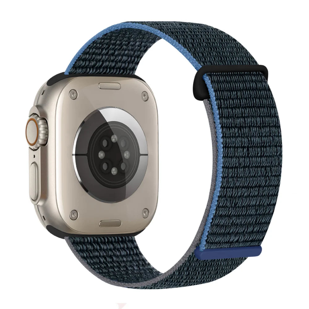 Atmungsaktives Nylonarmband für Smartwatch 38-49 mm, Unisex
