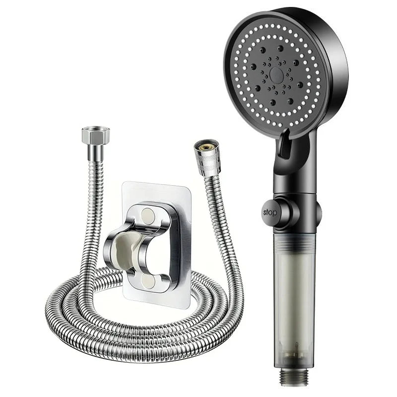 5-Gang Druckfilter Handbrause – Großer Wasserauslass, universelle Schnittstelle