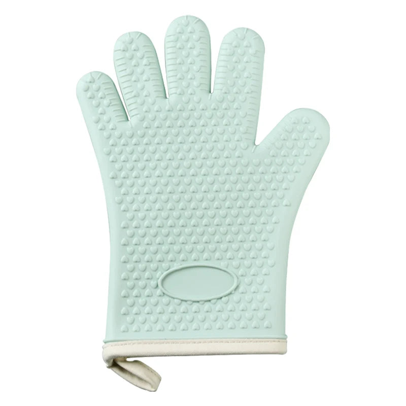Hitzebeständige Silikonhandschuhe Mikrowellen Backhandschuhe rutschfest