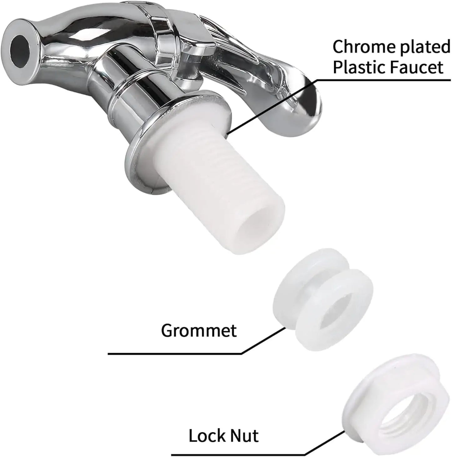 Lebensmittelqualität Kunststoff Getränke Wasserhahn Saftspender Bar