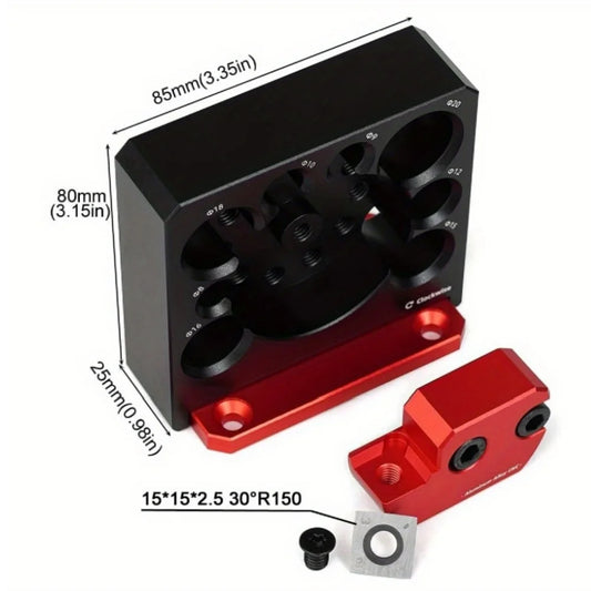 Einstellbarer Dübel Maker Jig 8-20mm für Präzise Holzbearbeitung