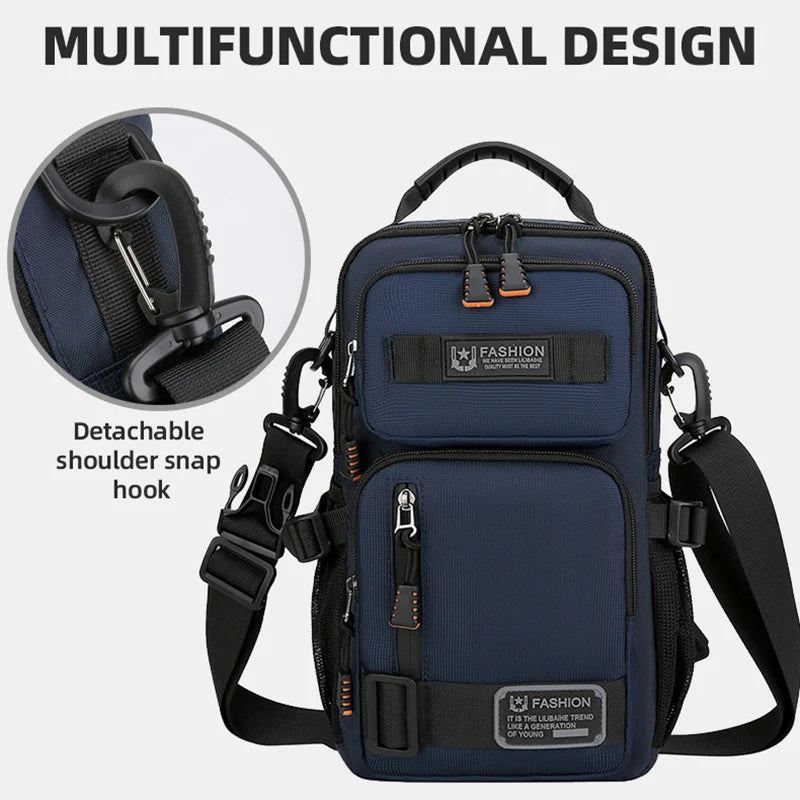 Leichte Multifunktions Brusttasche für Herren Outdoor Sport