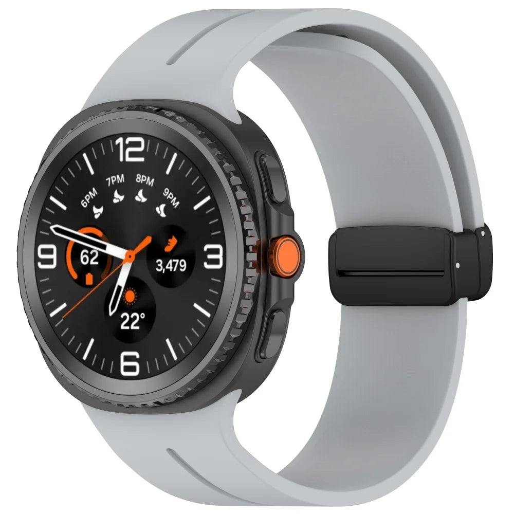 Magnetisches Silikonarmband für Samsung Galaxy Watch 40 44 46 mm Sportband