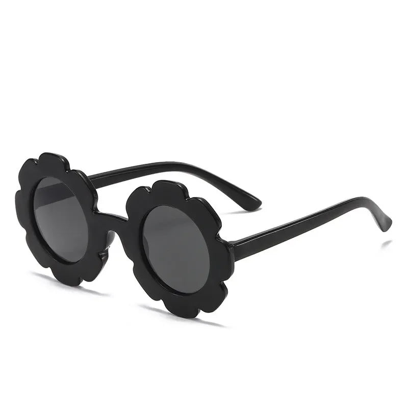 "Sonniger Schutz: Runde Sonnenblume Kinder Sonnenbrille mit UV400 für Kleinkinder"