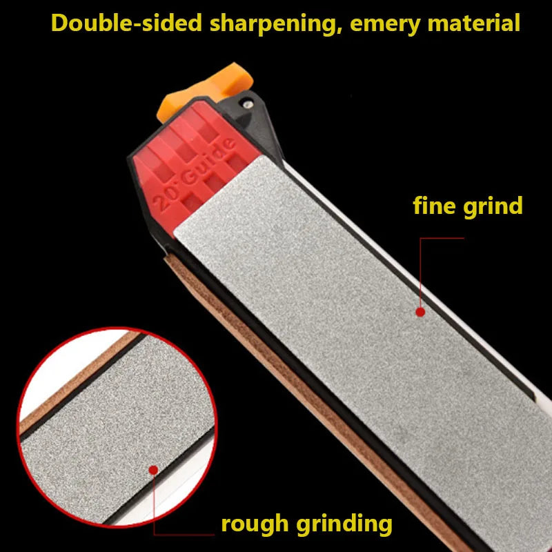 Multifunktionaler Diamant Keramik Küchenmesserschärfer mit Doppelseitigem Schleifstein