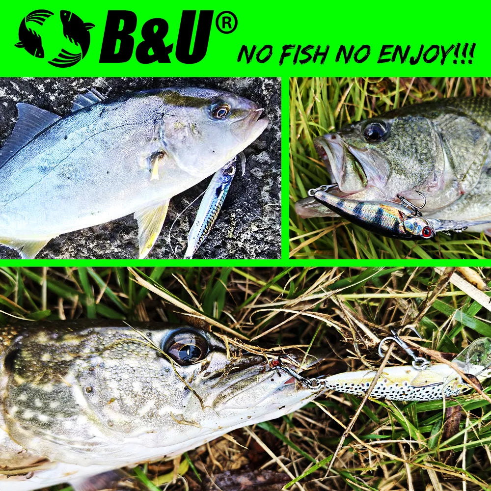 Langsam schwimmender Minnow Angelköder Explorers Shad für Hecht Barsch