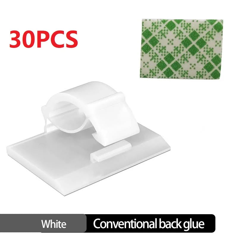 Kabel Organizer Clips 30 Stück Kabelhalter Kabelmanagement Set