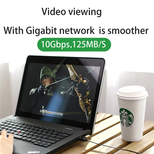 Flaches Cat6 Ethernet LAN Kabel 1000 Mbit/s RJ45 für PC und Konsole