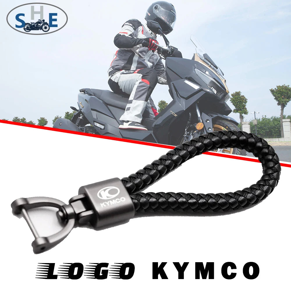 Handgewebter Schlüsselanhänger mit individuellem Logo für Scooter