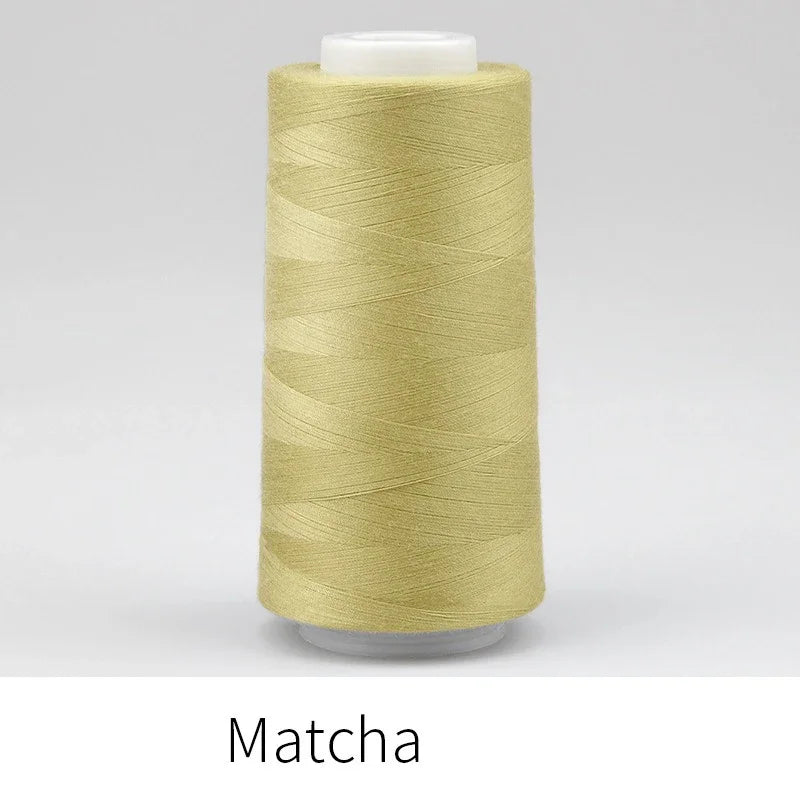 Hochwertiges Polyester Nähgarn 40S/2 3000 Yards Einfarbig Schwarz Weiß-Yabubest - Home & More