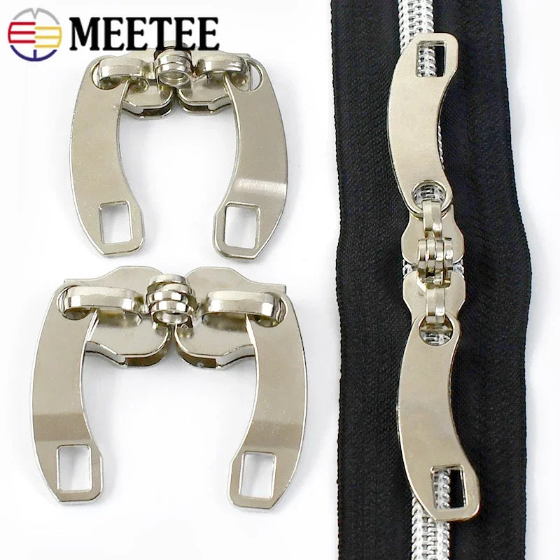 Vielseitige Reißverschlussköpfe mit Schlossloch für Reparaturen & DIY