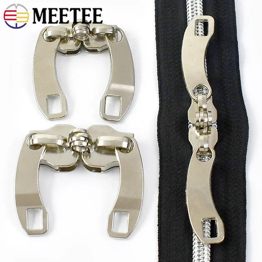 Vielseitige Reißverschlussköpfe mit Schlossloch für Reparaturen & DIY