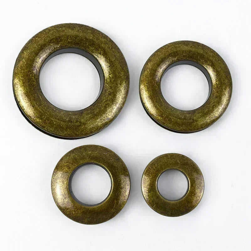 Metall Ösenschnallen mit Unterlegscheibe für Taschen und Bekleidung