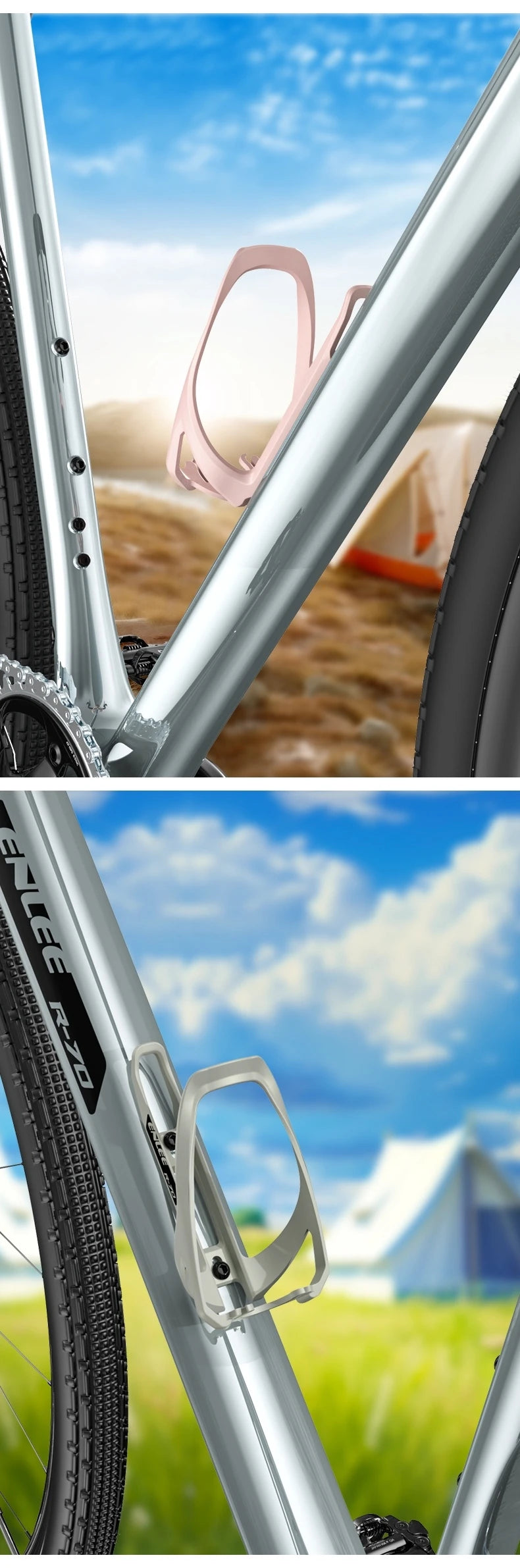 ENLEE Ultraleichter Fahrrad Wasserflaschenhalter für Rennrad-Yabubest - Home & More