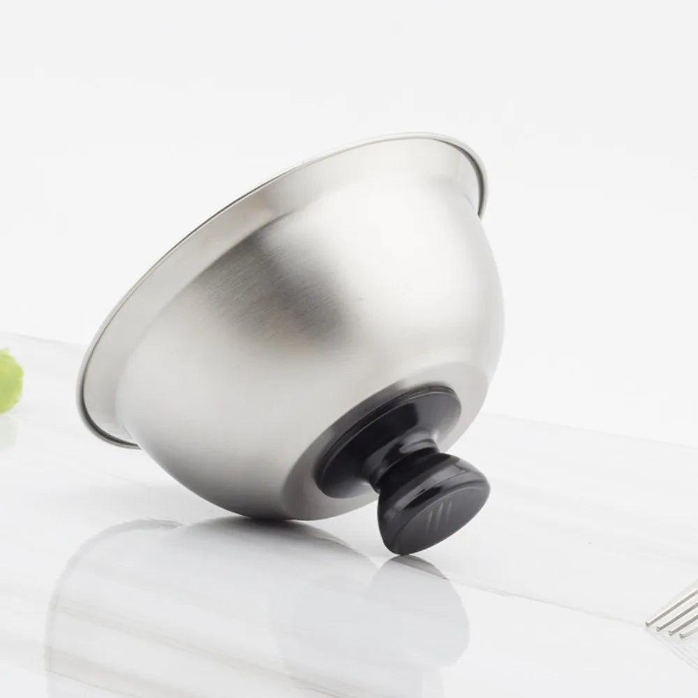 Edelstahl Abdeckung für Bratpfanne Grill Burger Sandwich Deckel 16 20 22cm