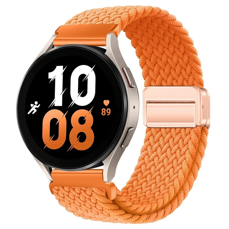 Magnetisches Nylonarmband 20/22mm für Smartwatches mit Schlaufenverschluss