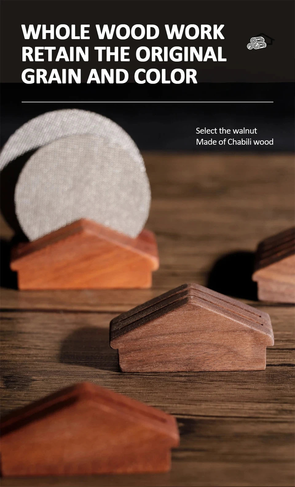 Wiederverwendbarer Holz Kaffeefilterhalter für Espresso Siebträger