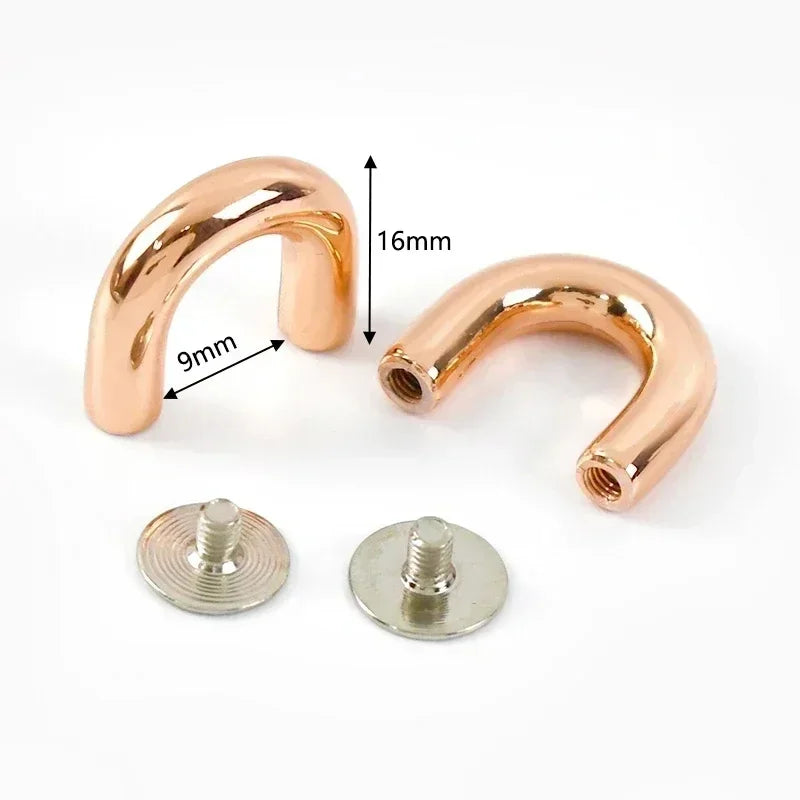 10-30 Stück Metallschnallen U-Ring 10-20mm für Taschen und DIY Projekte
