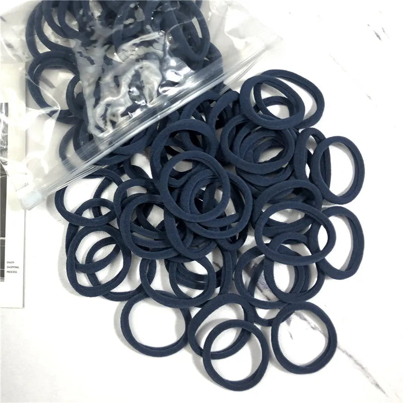 20/50 Teile/satz Haarbänder für Frauen Mädchen Grundlegende Haar Gummi Krawatten Seile 4 cm Einfache Elastische Stirnband Haar Zubehör pferdeschwanz Halter - Yabubest - Home & More