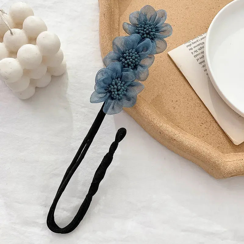 Blumenförmiger Magic Bun Maker Haarstyling Helfer für Frauen