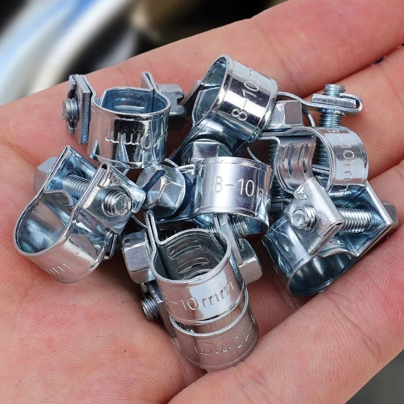 Verzinkte Schlauchklemmen für Kraftstoff, Diesel - Kühlrohre – Sicherer Halt