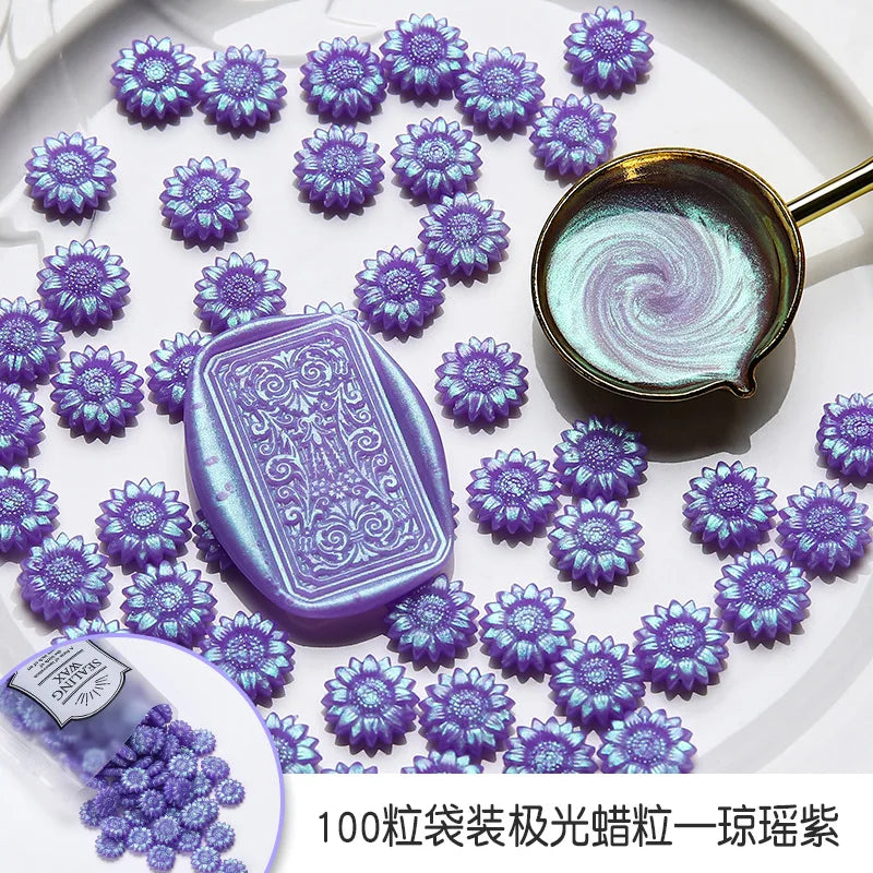 100 Schillernde Siegelwachs Perlen für stilvolle DIY Projekte