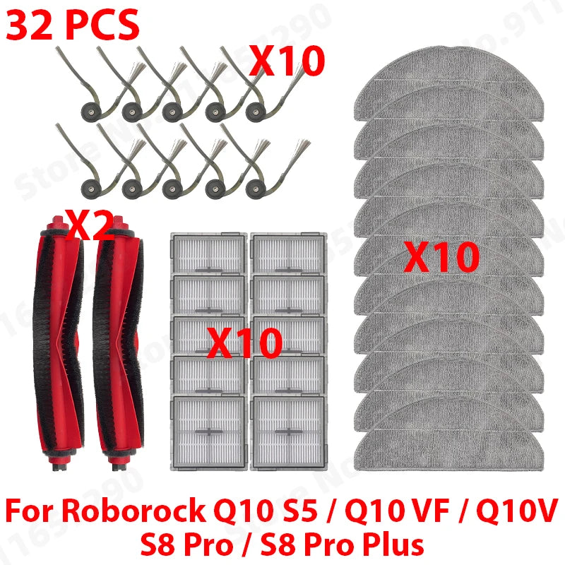 Praktisches Zubehörset für vielfältige Staubsaugerreinigung und Pflege
