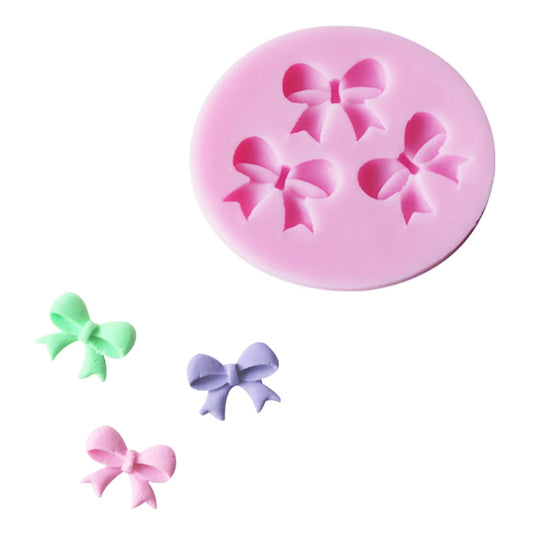 3D Silikon Kuchenform Bowknot Design für Fondant und Zucker