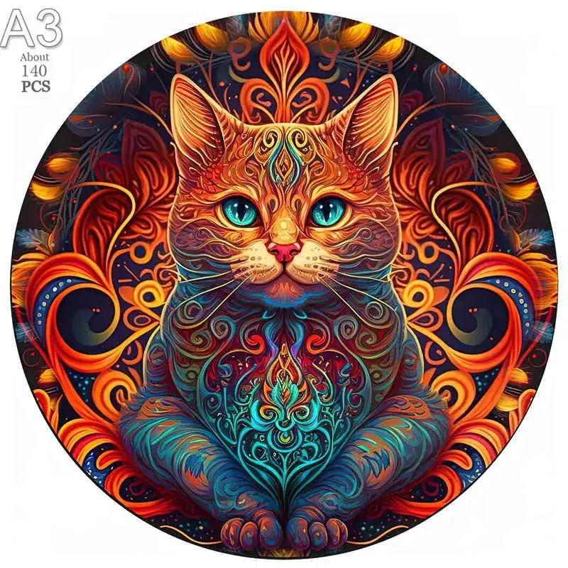 Fesselndes 3D Holzpuzzle Tier für Erwachsene und Kinder