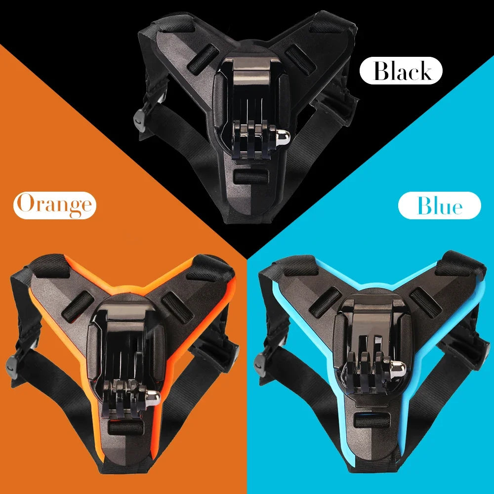 Motorradhelm Kinnhalterung für Action Kameras – Rutschfest und stabil