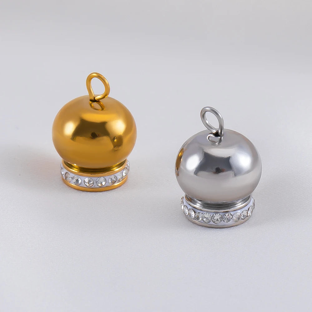 5 Stück Edelstahl Anhänger Gänseblümchen Herz Stern Glocke für Schmuck DIY-Yabubest - Home & More