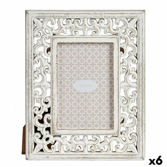 Fotorahmen Weiß Holz MDF 19,6 x 24,5 x 1 cm (6 Stück)-Haus & Küche, Heimdekoration-Gift Decor-Ciniskitchen