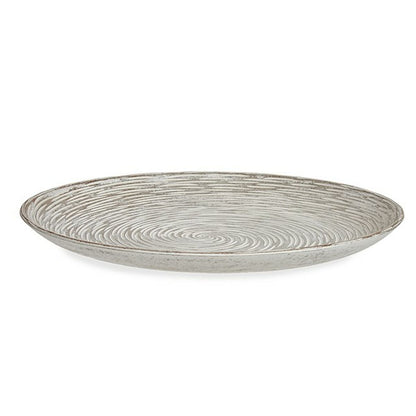 Tischdekoration Spirale Weiß Holz MDF 34,5 x 3 x 34,5 cm (6 Stück)-Haus & Küche, Nähen & Basteln-Gift Decor-Ciniskitchen