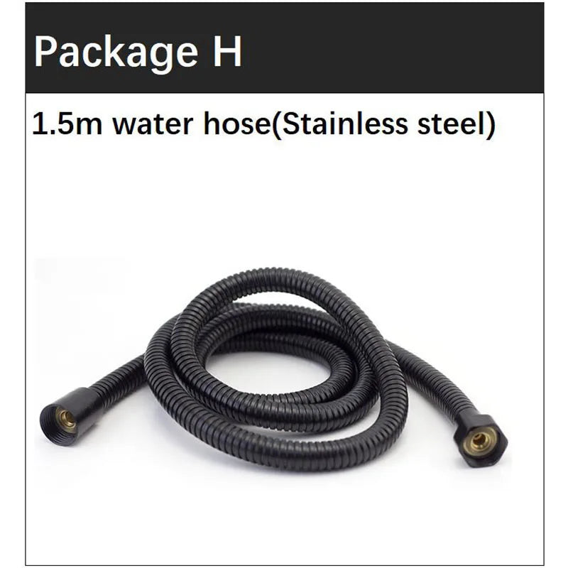 Handbrause Bidet WC Spritzpistole Duschkopf schwarz für Bad WC Einsatz