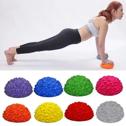 1Pcs Halbe Kugel Yoga Bälle Balance Stepping Steine Kinder Jungen Mädchen Kinder Erwachsene Spiele Fitness Massage Sport Unterhaltung - Yabubest - Home & More