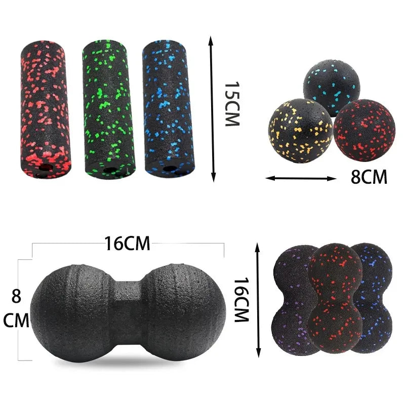 Erdnuss Faszienball für Muskelentspannung und Schmerztherapie Fitness