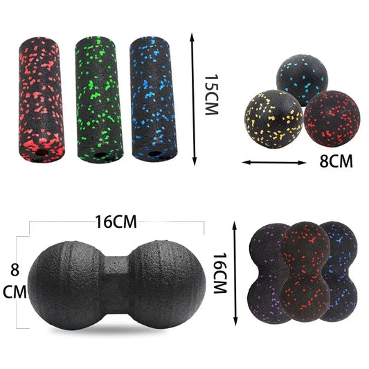 Erdnuss Faszienball für Muskelentspannung und Schmerztherapie Fitness