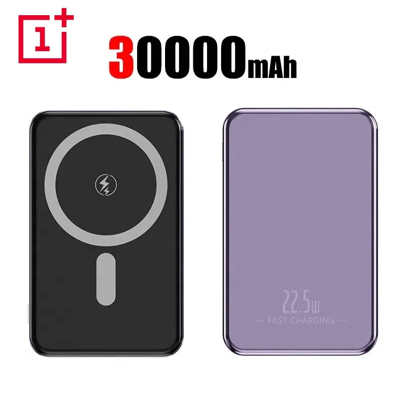 Magnetische Power Bank 50000mAh Schnellladung Kabellos für Mobilgeräte