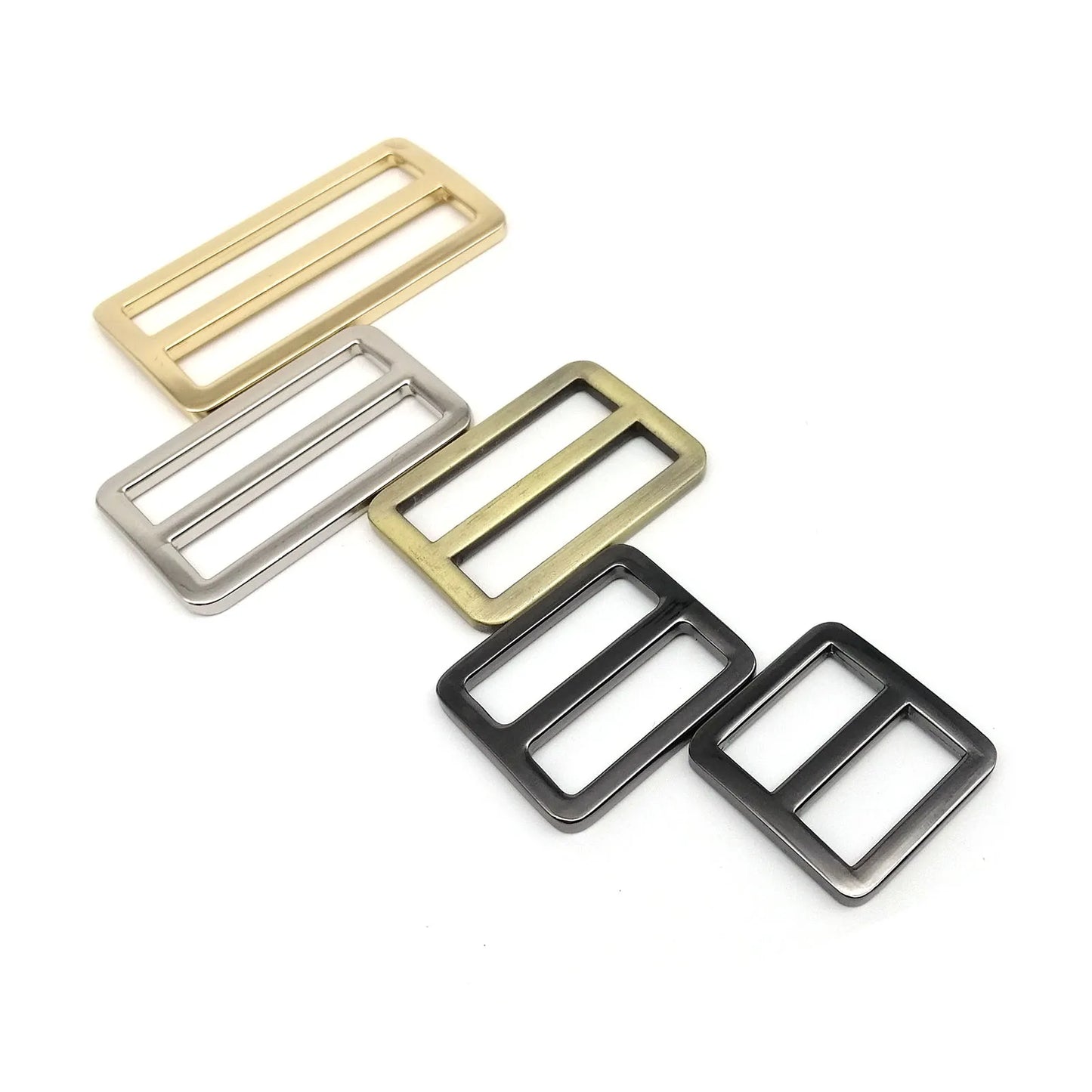 Metall Schnalle Zinklegierung Rechteck Tri-Glide Pin Roller Schnalle