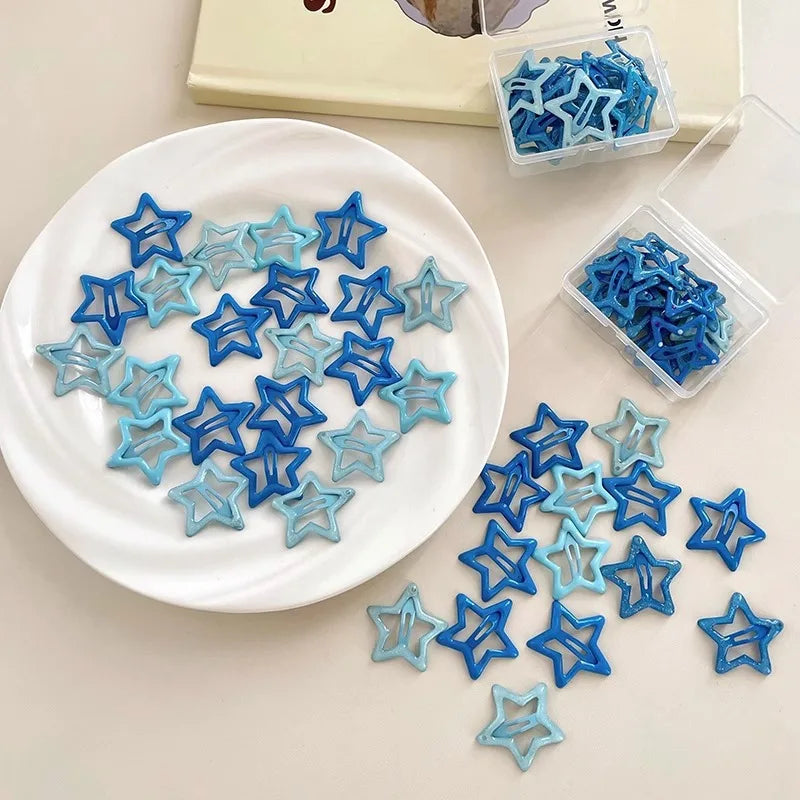 Stern-Haarspangen für trendige Y2K-Looks und sicheren Halt