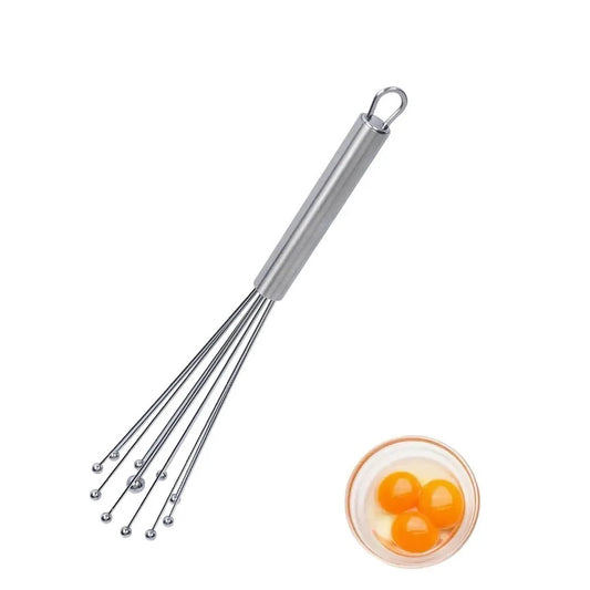 Manueller Edelstahl Eierschläger 10/12 Zoll zum effizienten Küchenmixer