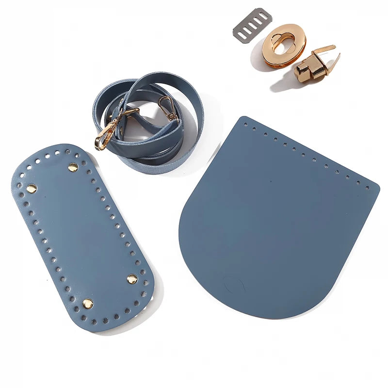 DIY Taschenzubehör: Lederboden Klappe Schulterriemen für Handtaschen