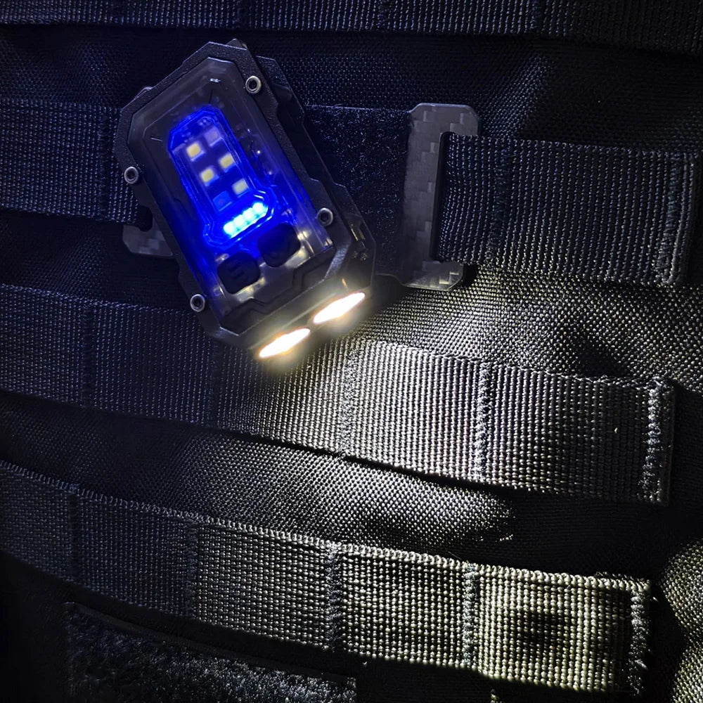 Taktische Taschenlampe EDC Tragbare Mini Licht Für Rucksackgurt