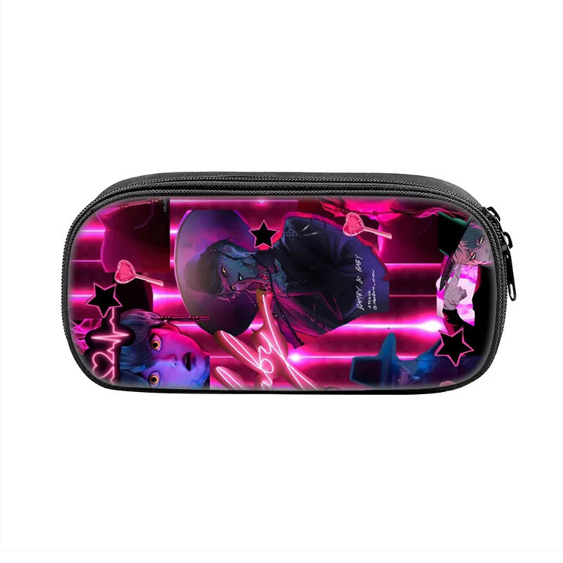 Stylisches Federmäppchen mit Anime-Motiv für kinder und Studenten
