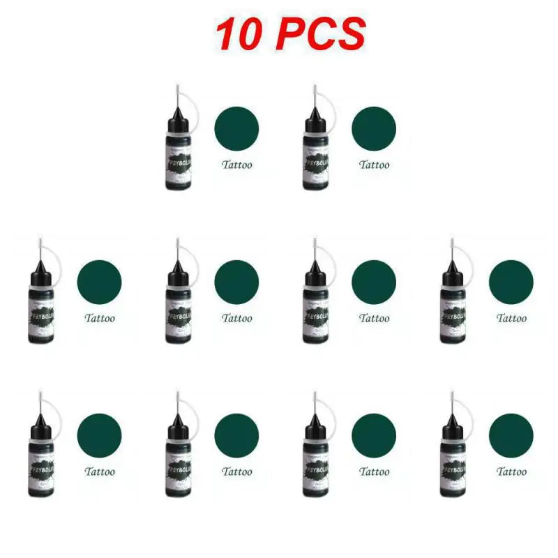 7 Farben Temporäre Henna Tattoo Tinte Set semi-permanent DIY Körperkunst