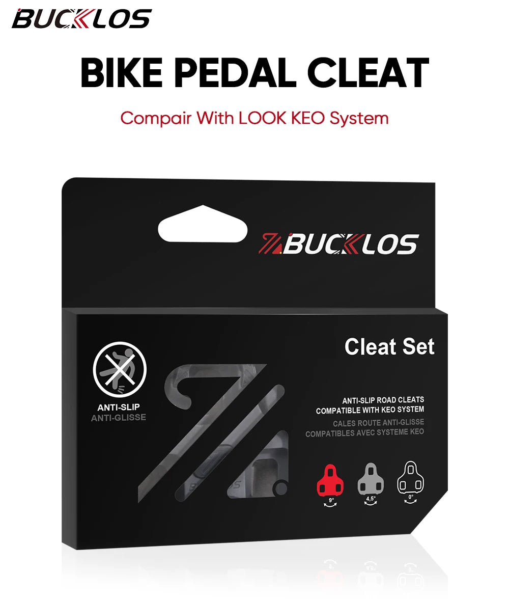 Selbstsichernde Fahrradschuhe mit Anti Rutsch Pedalklampe für LOOK KEO