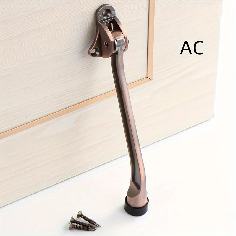 Robuster Türstopper aus Zinklegierung mit Gummiringen für sicheren Halt