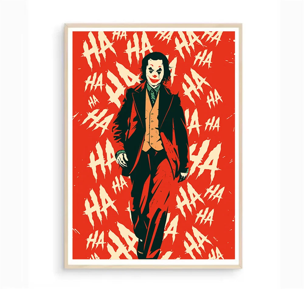 Abstraktes Leinwandgemälde als stilvolle Vintage Wanddekoration