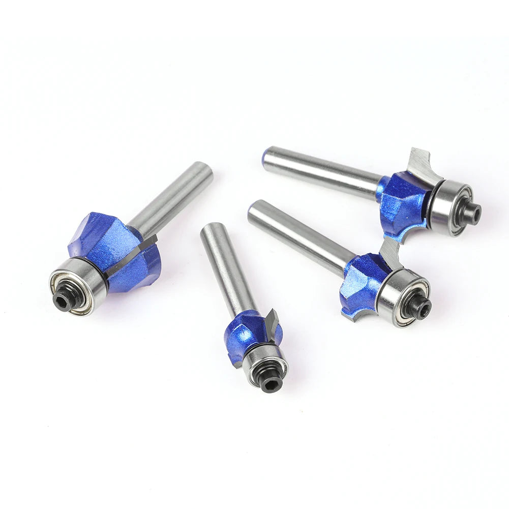 Roundover Router Bit Set 1/4 Zoll Schaft Hartmetall Fräser Holz